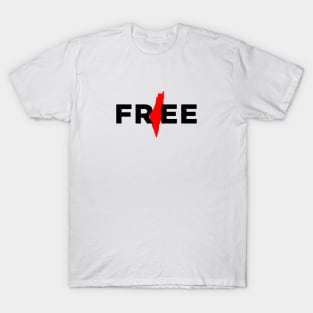 Free Palestine - White T-Shirt